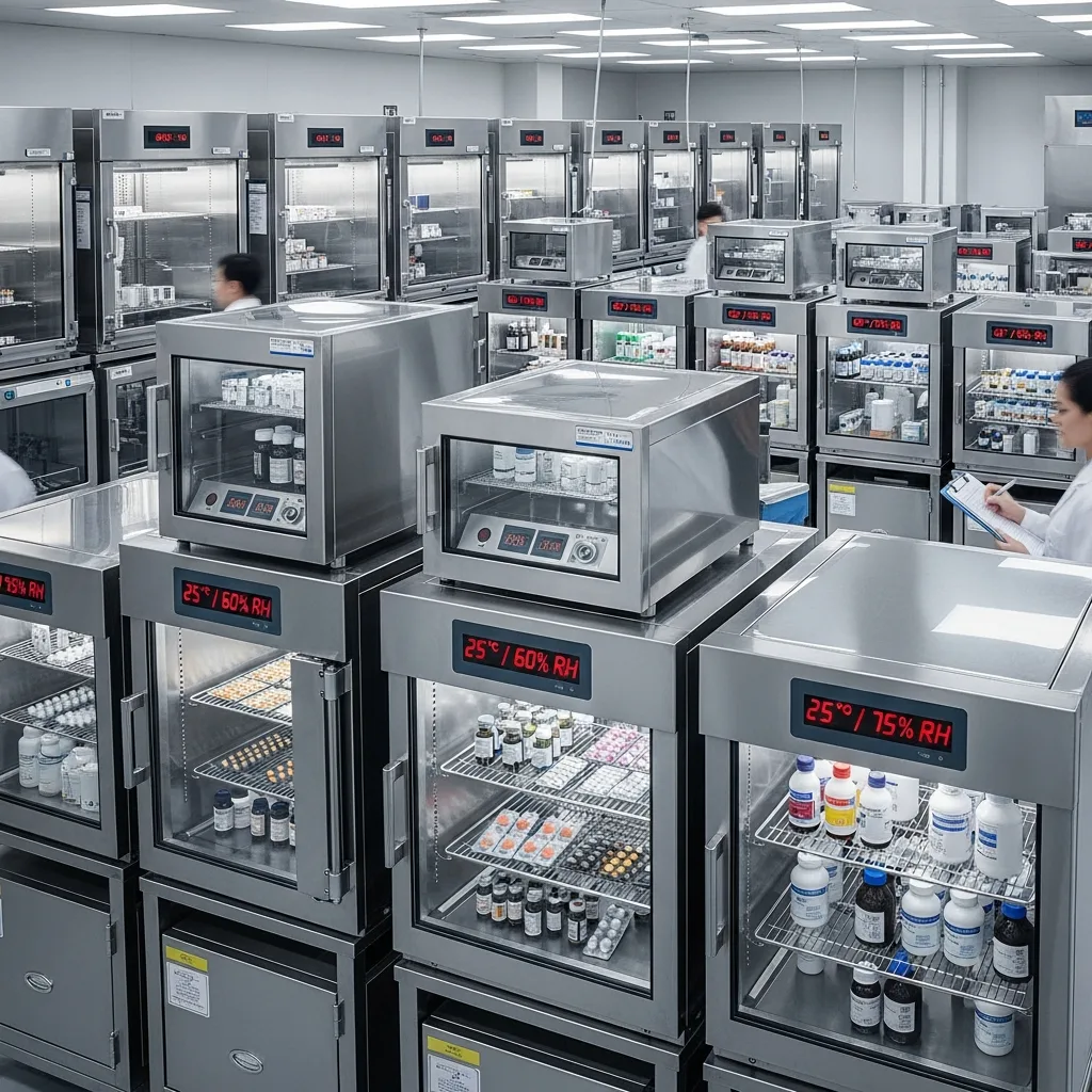 ICH-aligned stability and shelf-life testing chambers at NutraX Biotech — accelerated premix degradation studies for vitamin and mineral actives